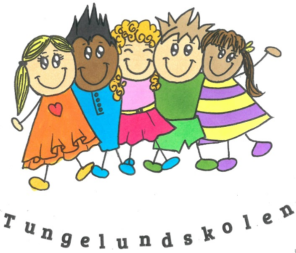 Trivselslogo der viser en tegning af glade børn